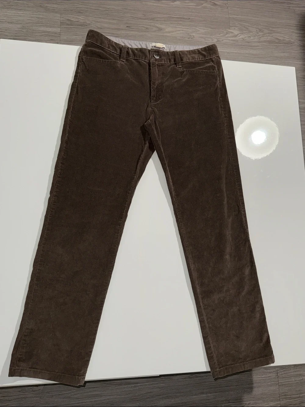 Banana Republic Men's Dark Brown Corduroy Trousers Size 30
